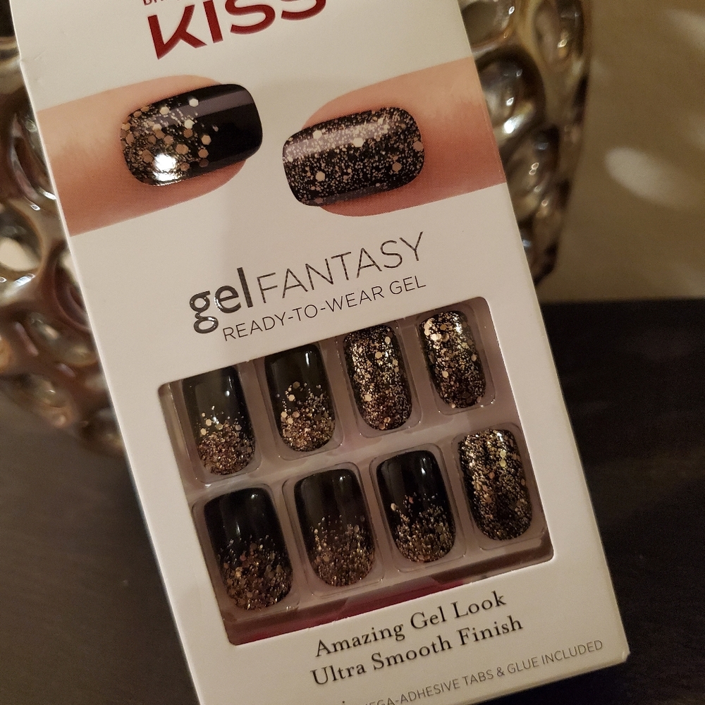 "Kiss" Gel Fantasy Glue On Nails